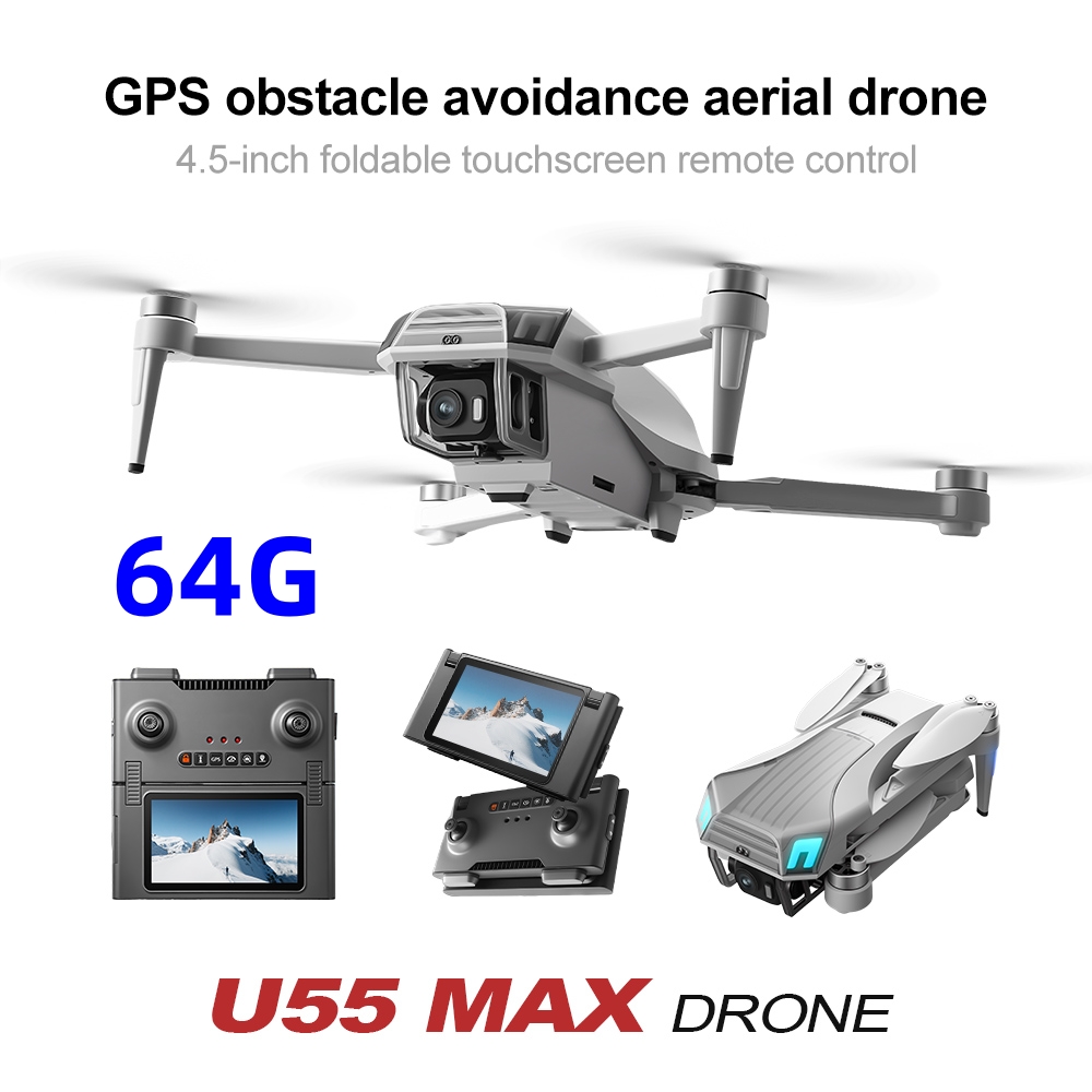 NCZOBOE U55  GPS Drone with Sc - Drone Gimbal 2 Axis 评论和价格